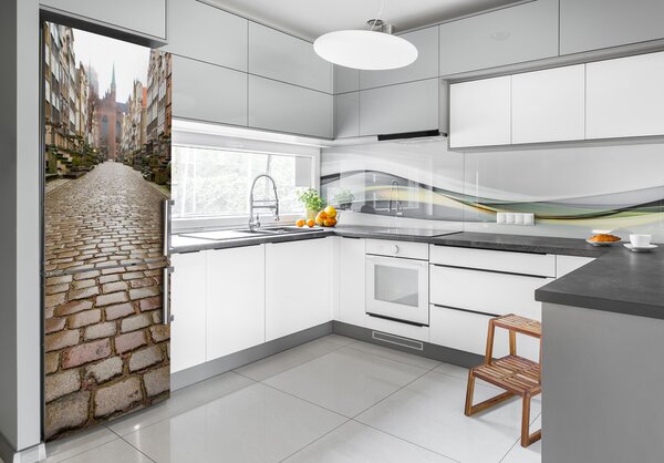 Samolepící nálepka na ledničku Gdaňsk Polsko FridgeStick-70x190-f-85273015