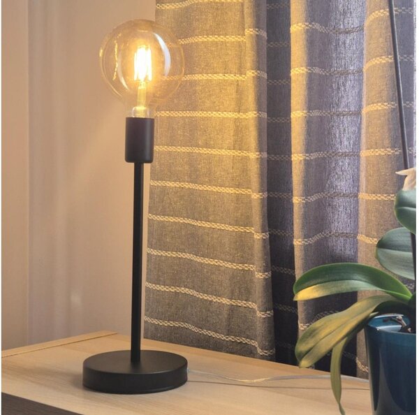 Stolní lampa ASTRID 1xE27/60W/230V matná černá