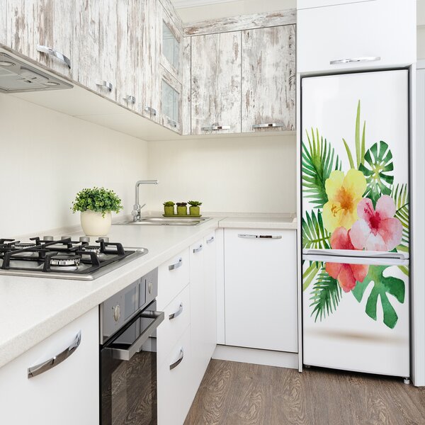 Fototapeta na ledničku Havajské květiny FridgeStick-70x190-f-85139888