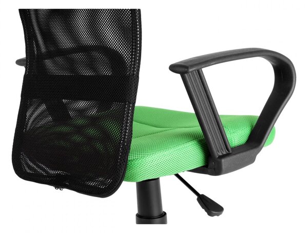 Dětská židle Neoseat MONKEY s podnoží — látka, černá / zelená