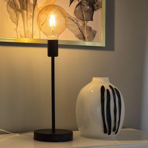 Stolní lampa ASTRID 1xE27/60W/230V matná černá