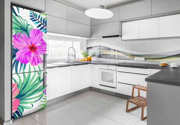 Fototapeta na ledničku Havajské květiny FridgeStick-70x190-f-85241355