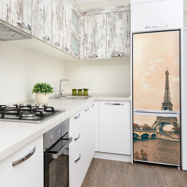 Samolepící nálepka na ledničku Eiffelova věž FridgeStick-70x190-f-85485728
