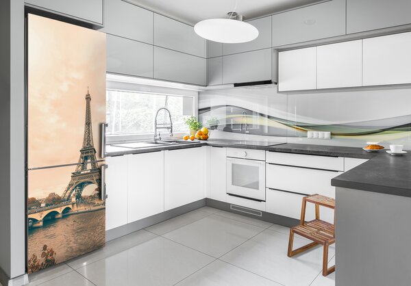 Samolepící nálepka na ledničku Eiffelova věž FridgeStick-70x190-f-85485728