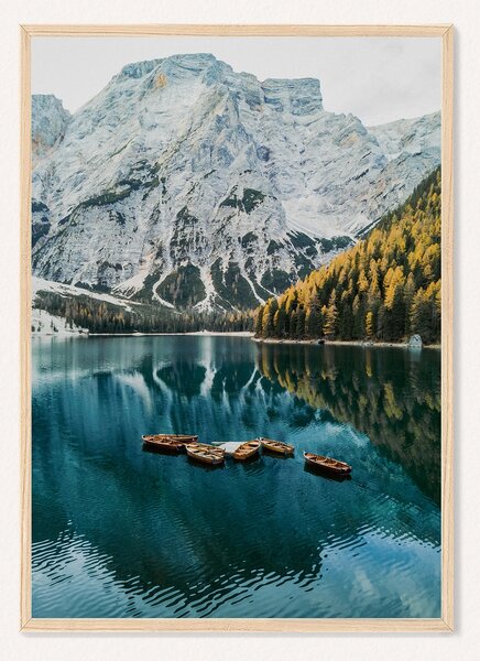 Oboustranný plakát Klidné Jezero / Horské Molo | 30 x 42 cm | DP351305