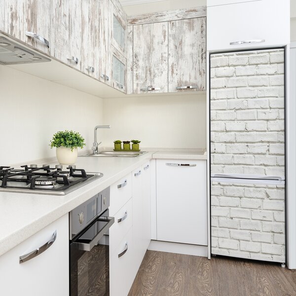 Nálepka tapeta na ledničku Zděná zeď FridgeStick-70x190-f-85783957
