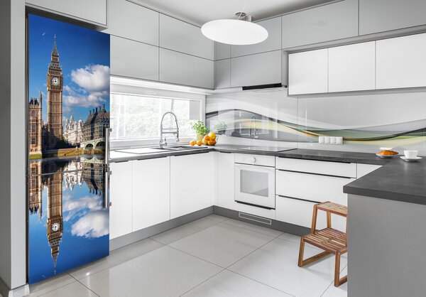 Samolepící nálepka na ledničku Big Ben Londýn FridgeStick-70x190-f-85644898