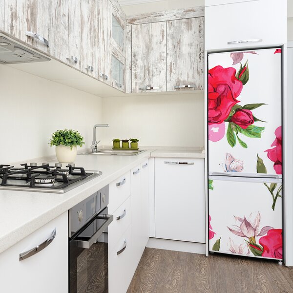 Fototapeta samolepící na ledničku Červené růže FridgeStick-70x190-f-85695644