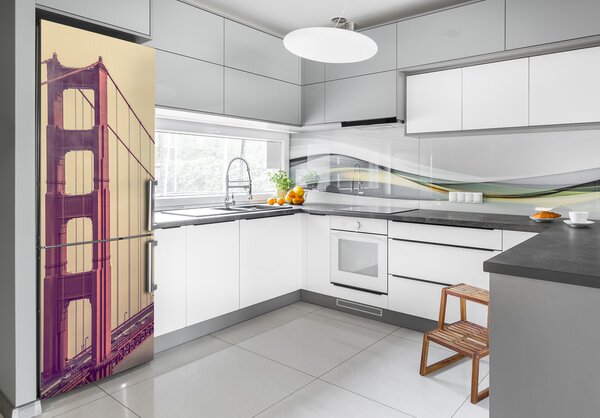 Tapeta na ledničku Most San Fracisco FridgeStick-70x190-f-85695619