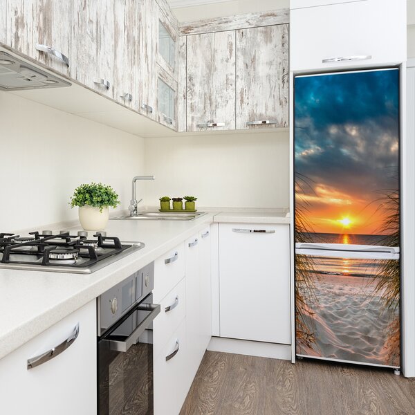 Nálepka na ledničku Západ slunce moře FridgeStick-70x190-f-86628044
