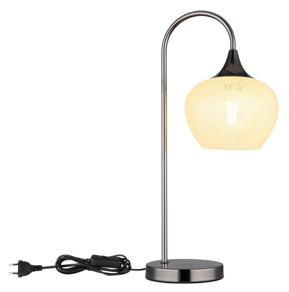 Globo 15548TK - Stolní lampa MAXY 1xE27/40W/230V bílá/antracit