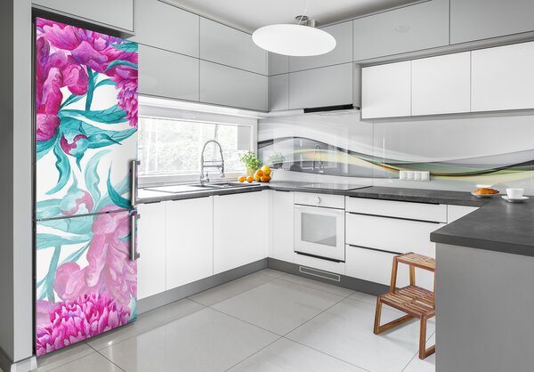 Nálepka fototapeta na ledničku Pivoňka FridgeStick-70x190-f-86561203