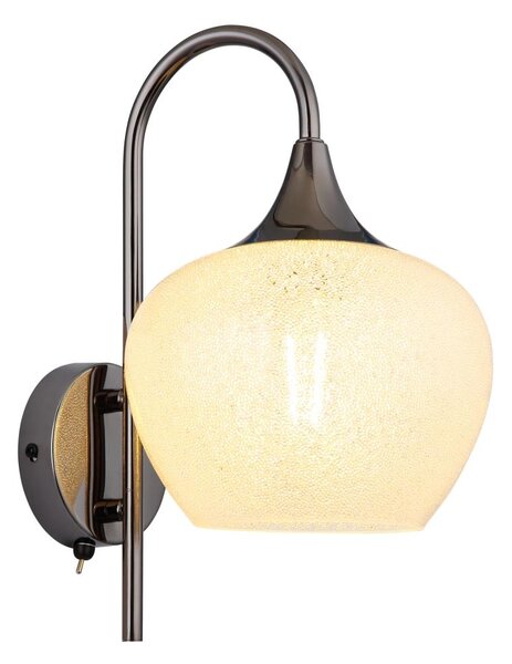 Globo 15548WK - Nástěnná lampa MAXY 1xE27/40W/230V bílá/antracit