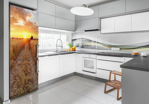 Nálepka tapeta na ledničku Pole pšenice FridgeStick-70x190-f-86490095