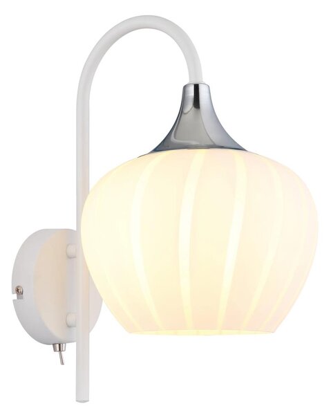 Globo 15548WW - Nástěnná lampa MAXY 1xE27/40W/230V bílá
