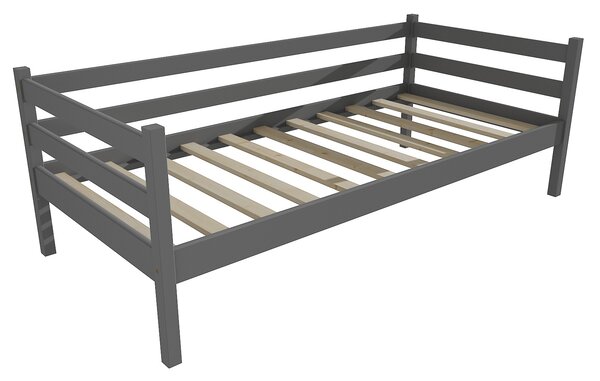 Vomaks Dětská postel DP 028 Rozměr: 80 x 190 cm, Povrchová úprava: netransparentní barva šedá