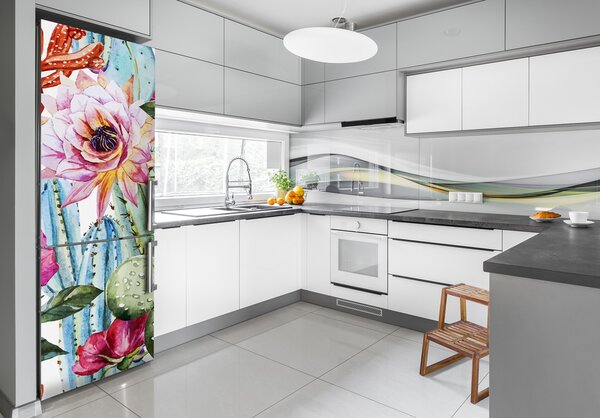 Nálepka fototapeta na ledničku Kaktury FridgeStick-70x190-f-86911786