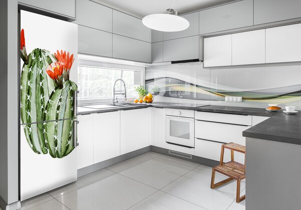 Nálepka fototapeta na ledničku Kaktury FridgeStick-70x190-f-86911813