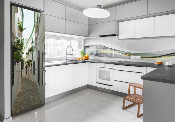 Tapeta nálepka na ledničku Ulička Andalusie FridgeStick-70x190-f-87167846