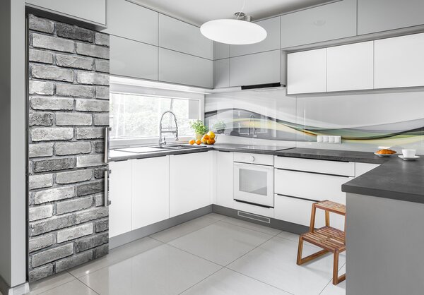 Nálepka tapeta na ledničku Zděná zeď FridgeStick-70x190-f-86757809