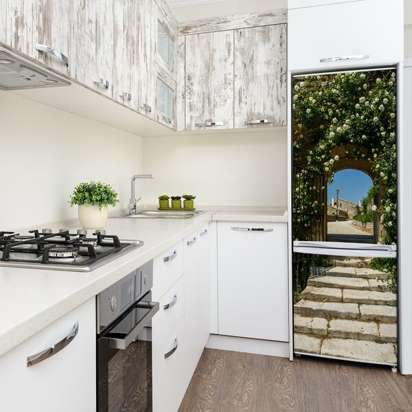 Samolepící nálepka na ledničku Květinový luk FridgeStick-70x190-f-86886949