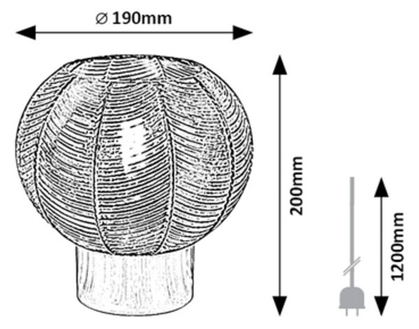 Rabalux MONET stolní lampa 74017