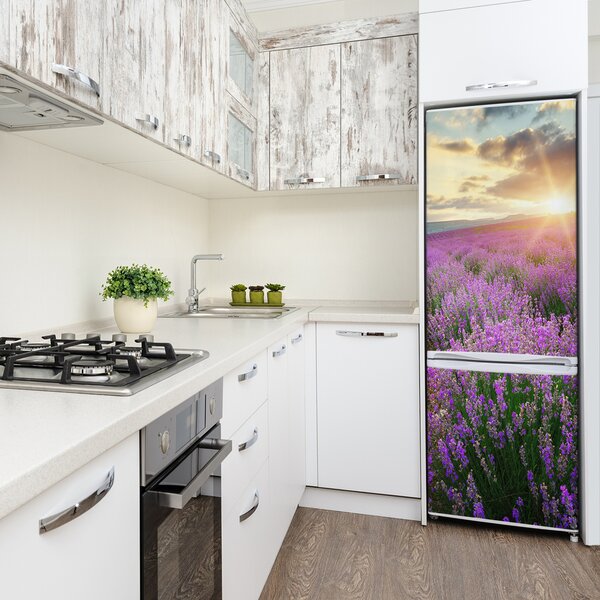 Nálepka fototapeta na ledničku Pole levandule FridgeStick-70x190-f-88269062