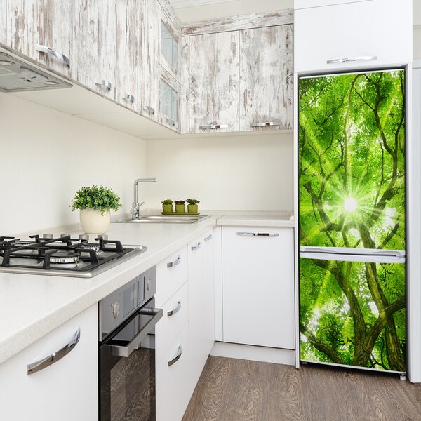 Samolepící nálepka fototapeta Koruna stromů FridgeStick-70x190-f-88048768