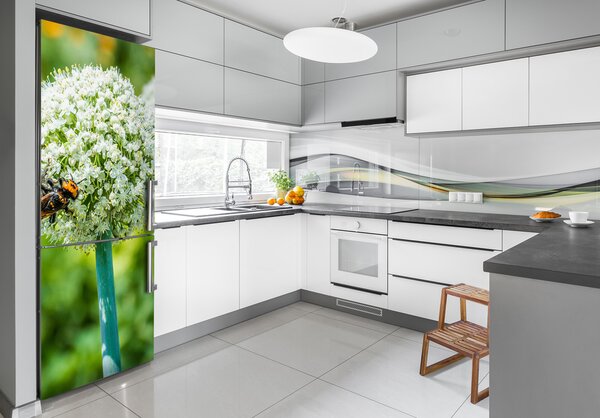 Nálepka fototapeta Květy česneku FridgeStick-70x190-f-88554833