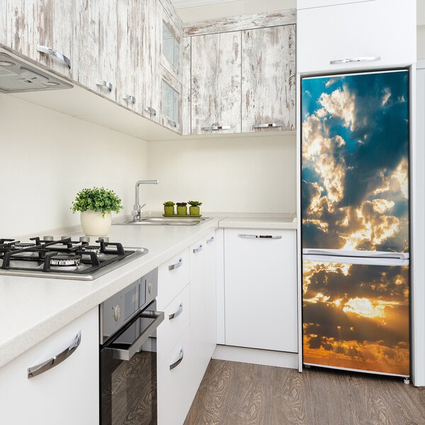 Nálepka tapeta na ledničku Mraky na nebi FridgeStick-70x190-f-88420659