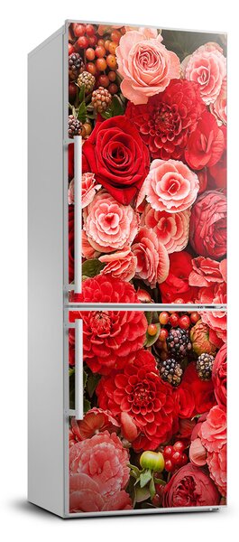 Nálepka fototapeta Kytice květin FridgeStick-70x190-f-89362554