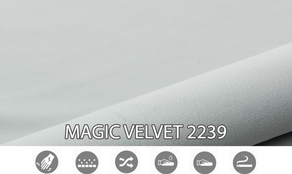 Jednolůžková boxspring postel 120 cm Luffy (světle šedá) (s matrací a úl. prostorem)
