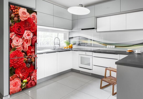 Nálepka fototapeta Kytice květin FridgeStick-70x190-f-89362554