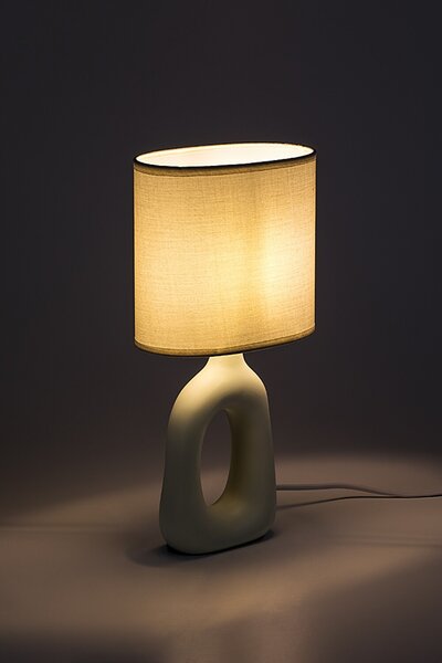 Rabalux SYLIRA stolní lampa, krémová barva