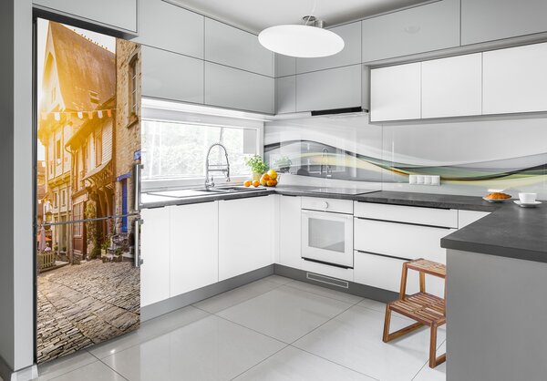 Tapeta nálepka na ledničku Ulička FridgeStick-70x190-f-89756946