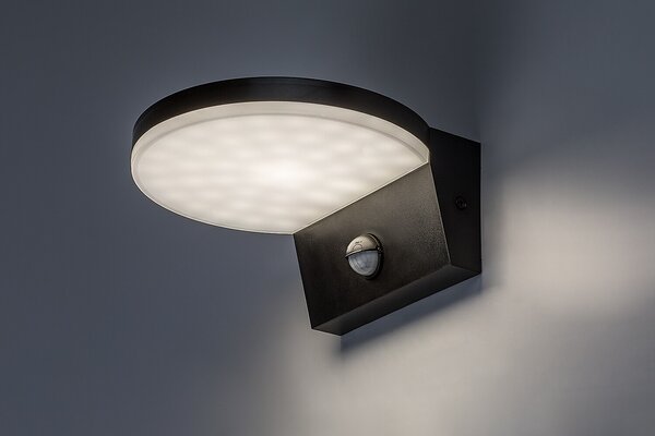 Rabalux BATIDA LED Venkovní nástěnné svítidlo se senzorem LED/9W/230V/CCT/IP54 černá