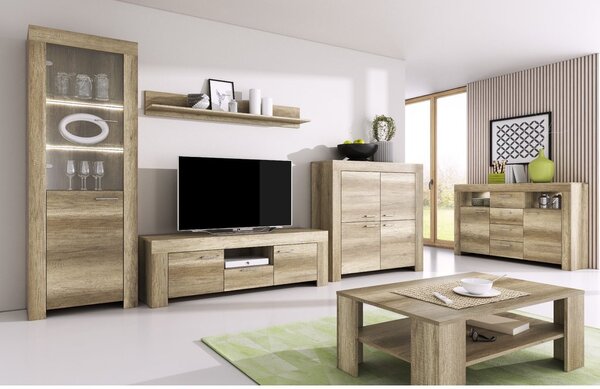 Piaski Rozkládací stůl Sky L140 Barva: Dub Riviera