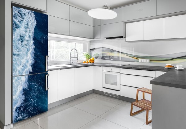 Nálepka fototapeta na ledničku Mořské vlny FridgeStick-70x190-f-89539780