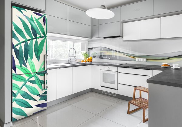 Fototapeta na ledničku Tropické listí FridgeStick-70x190-f-89951798