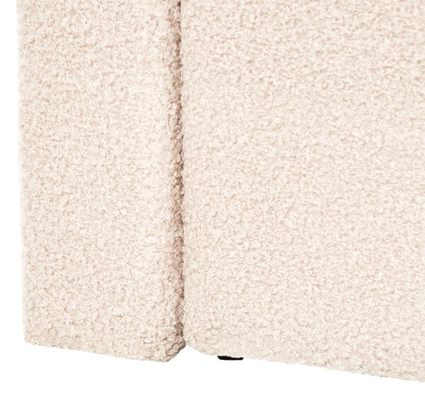 Rozkládací postel Buklé RAYSSAC 90 x 200 cm Světle béžová
