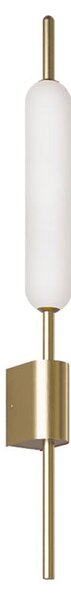 Il Fanale 285.05.ON Typha, nástěnné svítidlo z mosazi a skla, 20W LED 2700K, prům. 8cm