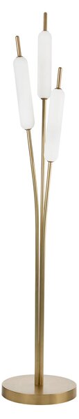Il Fanale 285.04.ON Typha, stojící lampa z mosazi a skla, 42W LED 2700K, prům. 35cm