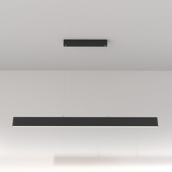Maytoni P010PL-L30B4K- LED Lustr na lanku STEP LED/30W/230V 4000K 118,5 cm černá