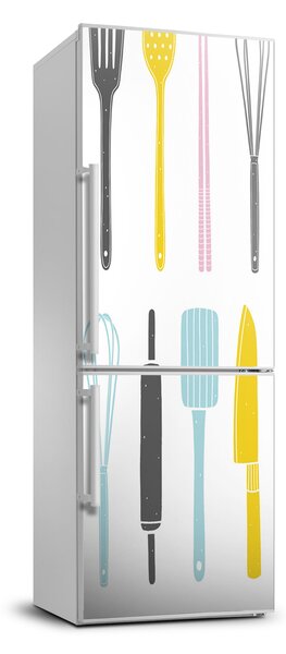 Nálepka tapeta na ledničku Kuchyňské náčiní FridgeStick-70x190-f-90233815