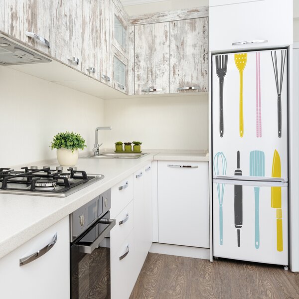 Nálepka tapeta na ledničku Kuchyňské náčiní FridgeStick-70x190-f-90233815