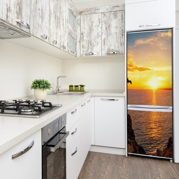 Nálepka na ledničku Západ slunce moře FridgeStick-70x190-f-90070654