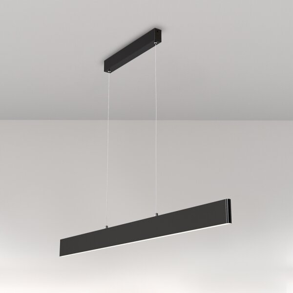 Maytoni P010PL-L30B4K- LED Lustr na lanku STEP LED/30W/230V 4000K 118,5 cm černá