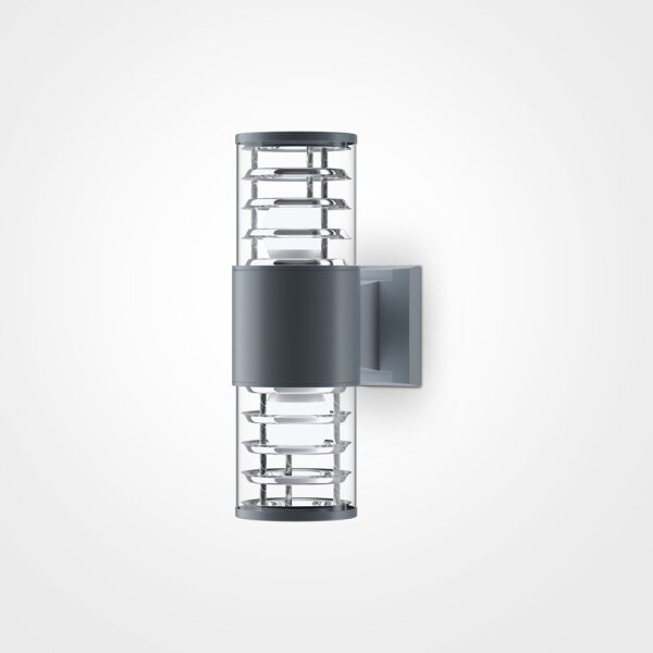 Maytoni O576WL-02GR - Venkovní nástěnné svítidlo BRONX 2xE27/60W/230V IP54 antr