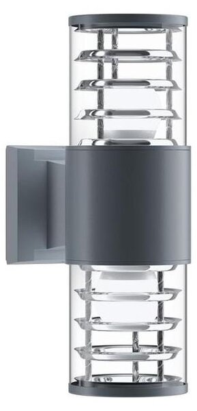 Maytoni O576WL-02GR - Venkovní nástěnné svítidlo BRONX 2xE27/60W/230V IP54 antr