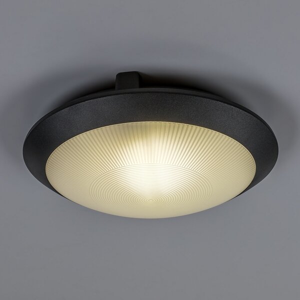 Rabalux WELRO venkovní stropní svítidlo 1xE27/9W/230V/IP65 pr. 30 cm černá barva